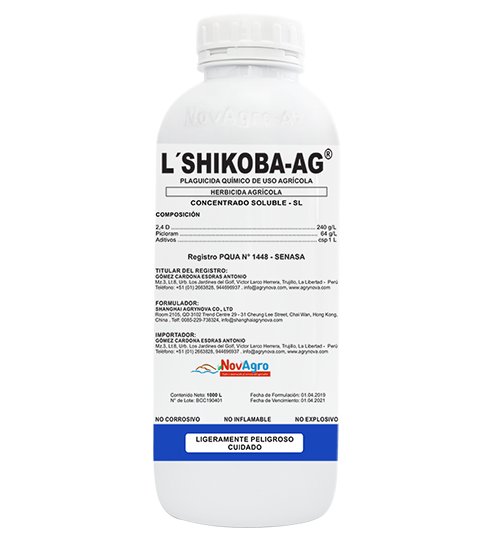 L-SHIKOBA X LT – herbicidas, AgroMartínez Nueva Cajamarca