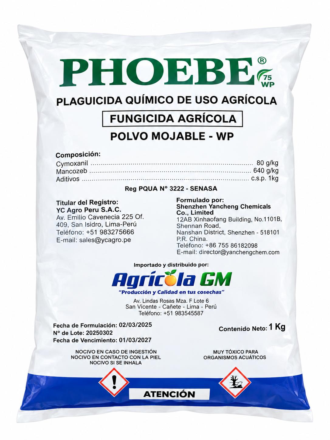 PHOEBE X KG – fungicidas, AgroMartínez Nueva Cajamarca