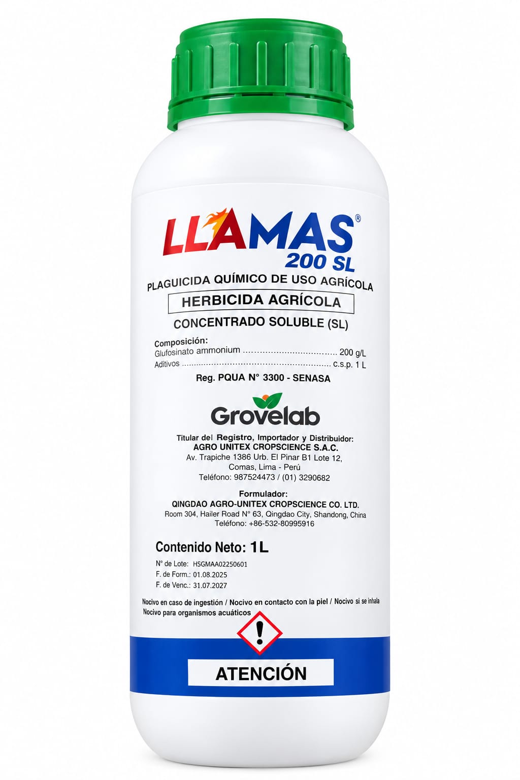 LLAMAS X LT – herbicidas, AgroMartínez Nueva Cajamarca